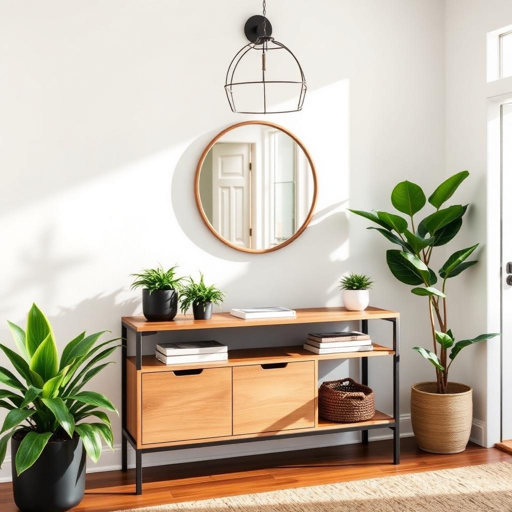 Modern entryway